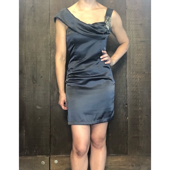 Religion Silver-Blue Cocktail Dress XS - Picture 2 of 11